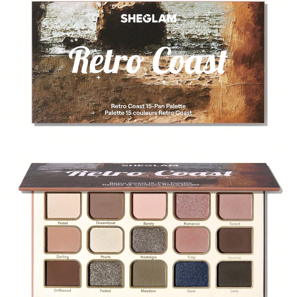 Sheglam Retro Coast 15 Pan Palette 14ml