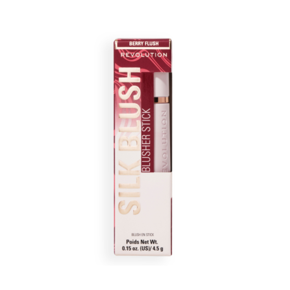 Revolution Silk Blush Blusher Stick Berry Flush