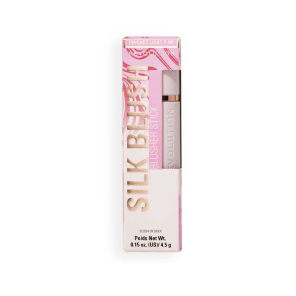 Revolution Silk Blush Blusher Stick Pinched Light Pink