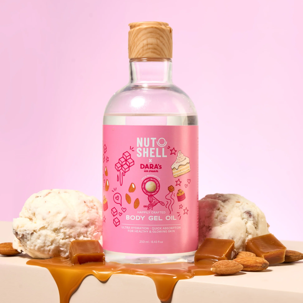 Nutshell Daras Ice Cream Body Gel Oil 250ml