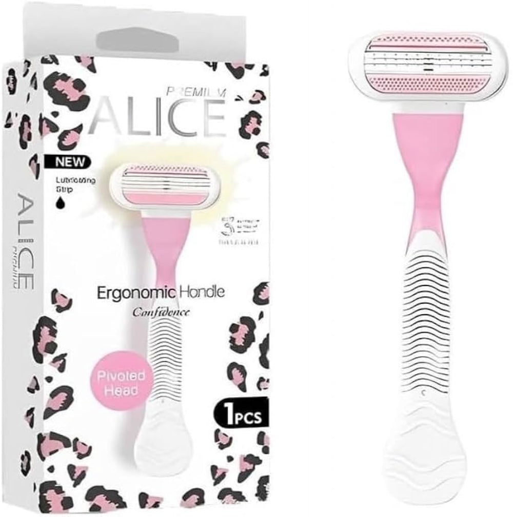 Alice Ergonomic Handle Confidence 3 Blade Pink