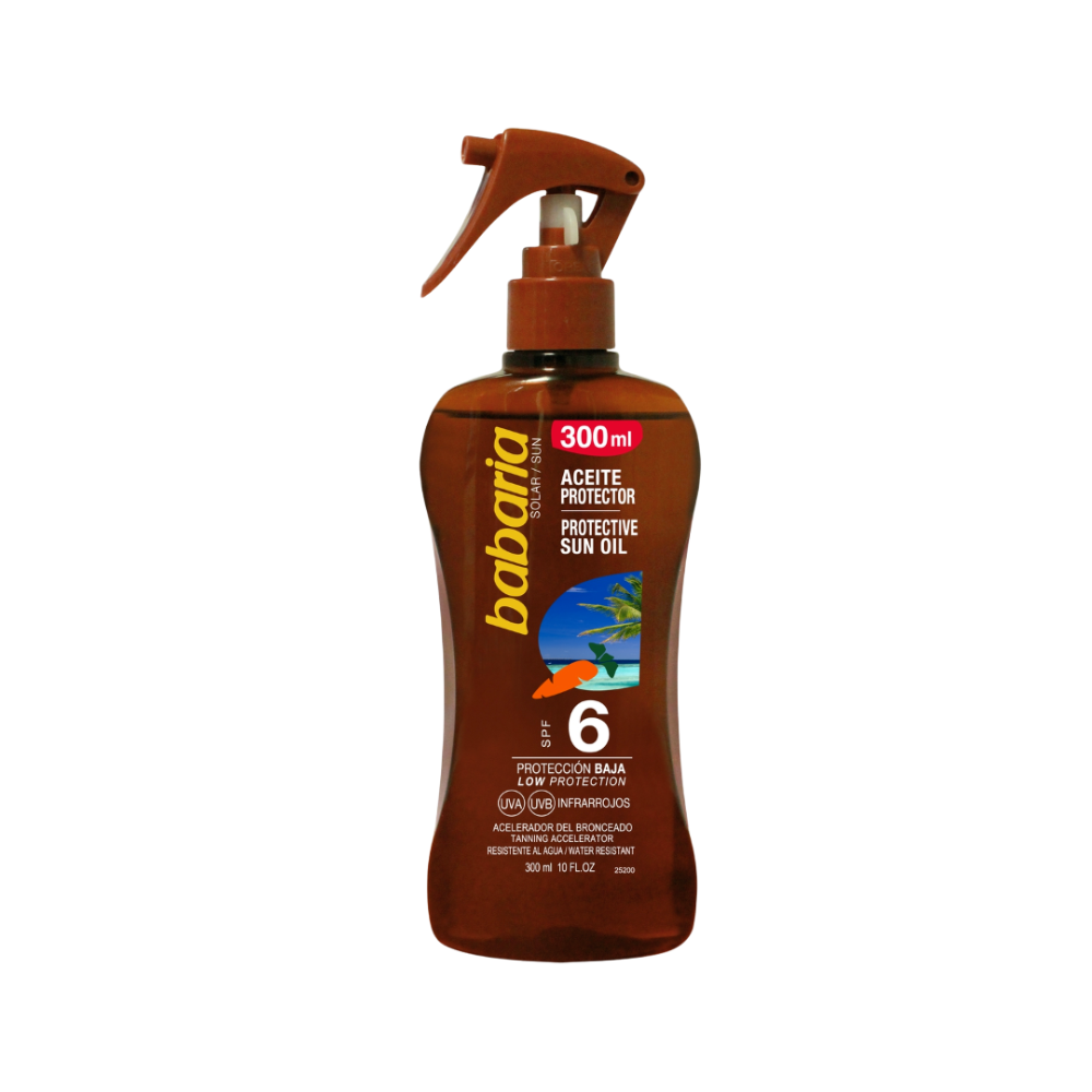 Babaria Sun 06spf Tanning Oil Spray 300ml