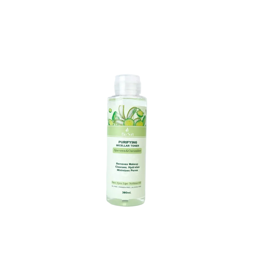 Bio Soft Purifying Micellar Toner 380ml Aloe Vera&Cucumber