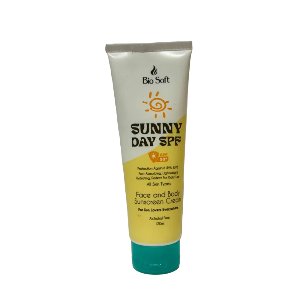 Bio Soft Sunny Day Sunscreen 50 spf Cream 120ml