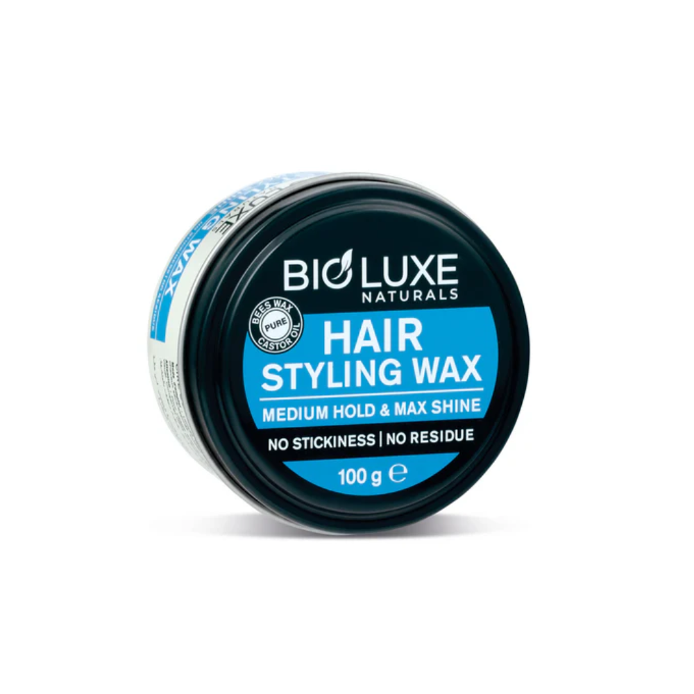 Bioluxe Medium Hold Blue Styling Wax 100ml
