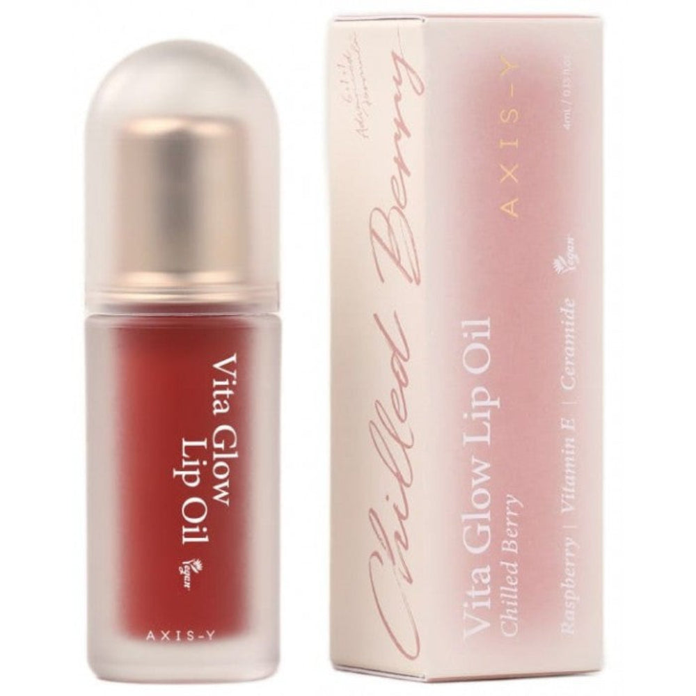 Axis-Y Vita Glow Lip Oil 4ml Chilled Berry