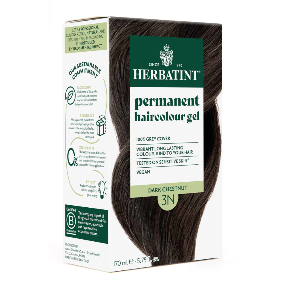 Herbatint Permanent Hair Colour Gel 170ml 3N