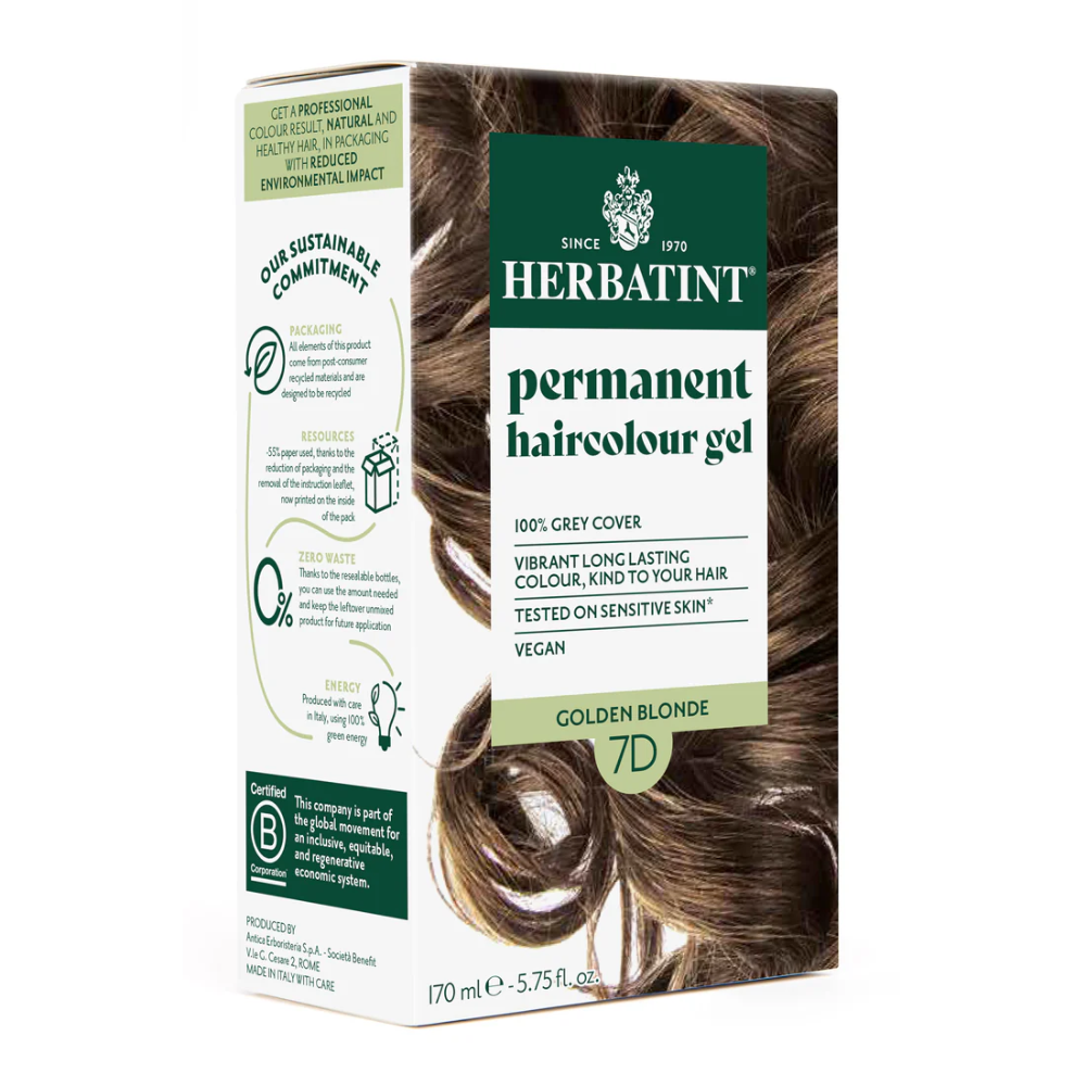 Herbatint Permanent Hair Colour Gel 170ml 7D