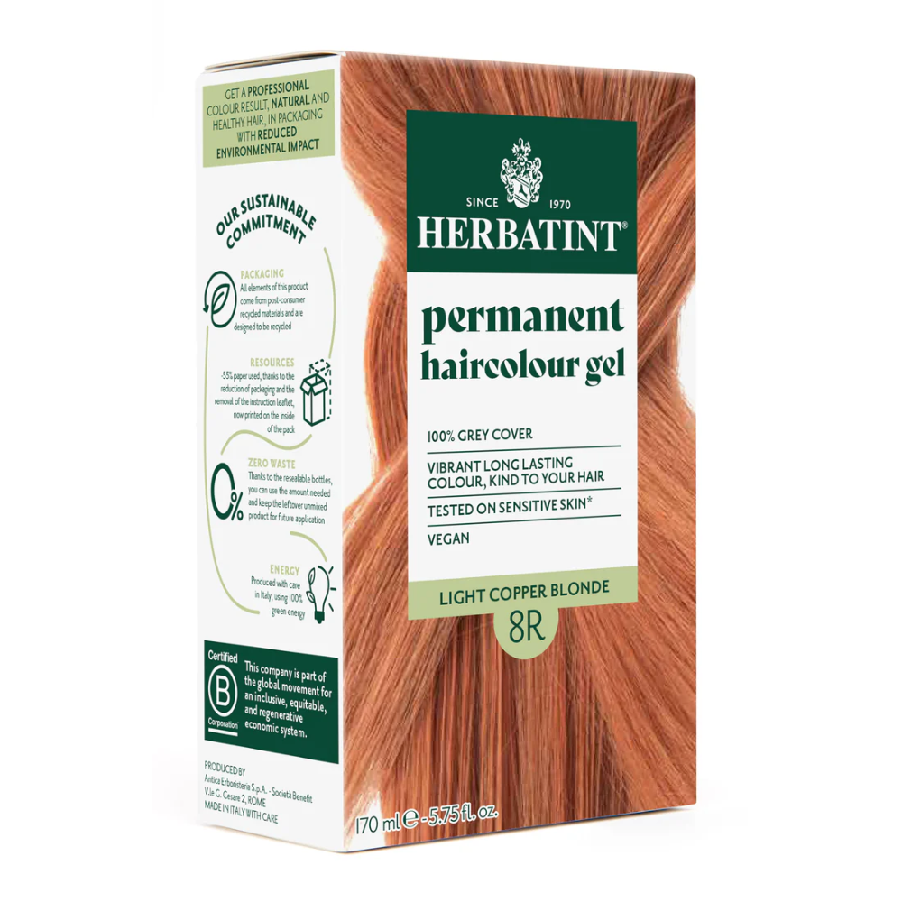 Herbatint Permanent Hair Colour Gel 170ml 8R