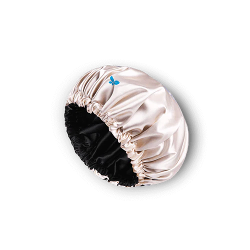 Bless Antistatic Satin Beige Bonnet