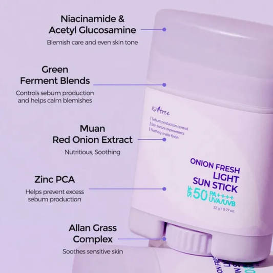 Isntree Onion Fresh Light Sun Stick 22ml