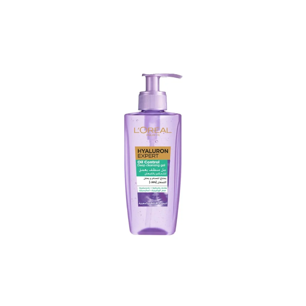 Loreal EG Hyaluron Expert Oil Control Deep Cleansing Gel 200ml