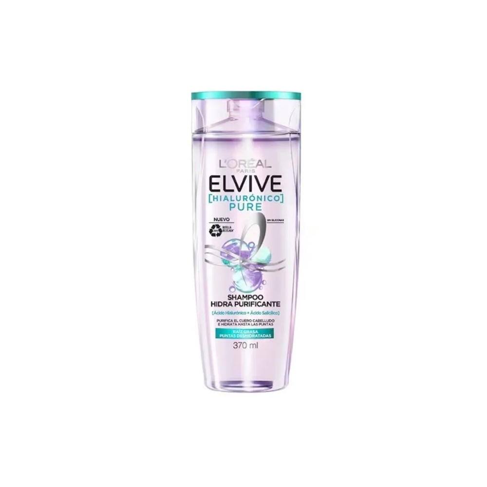 Loreal Elvive Hyaluronico Pure Shampoo 370ml