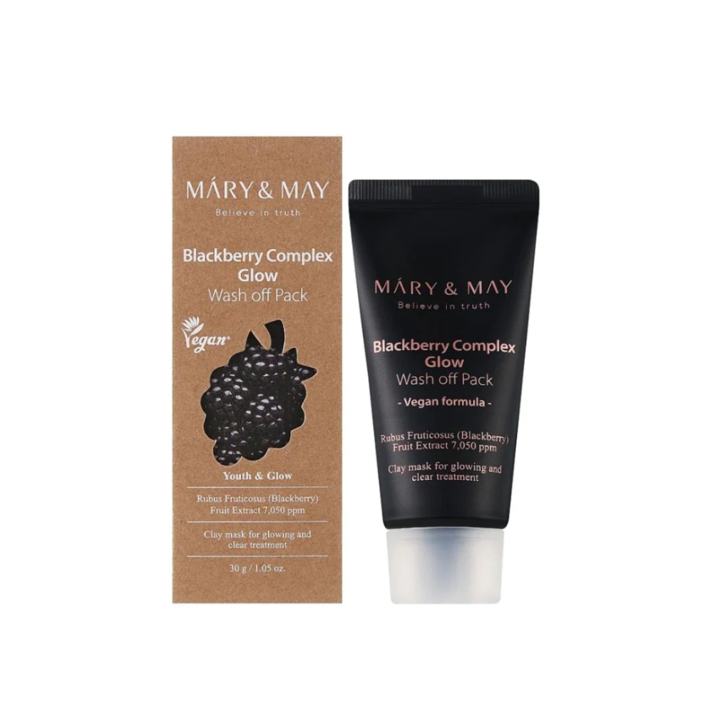 Mary&May Vegan Blackberry Complex Glow Wash Off Pack 30ml