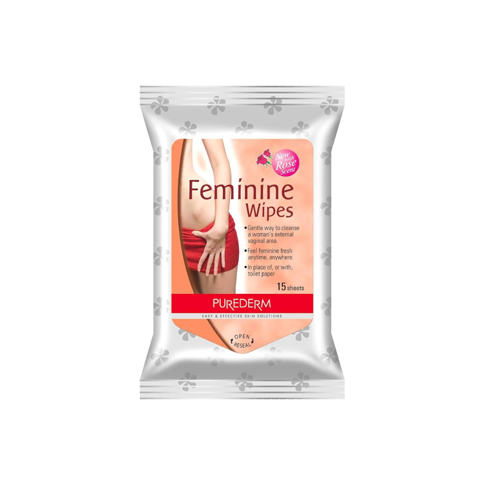 Purederm Feminine Wipes 15 Wipes