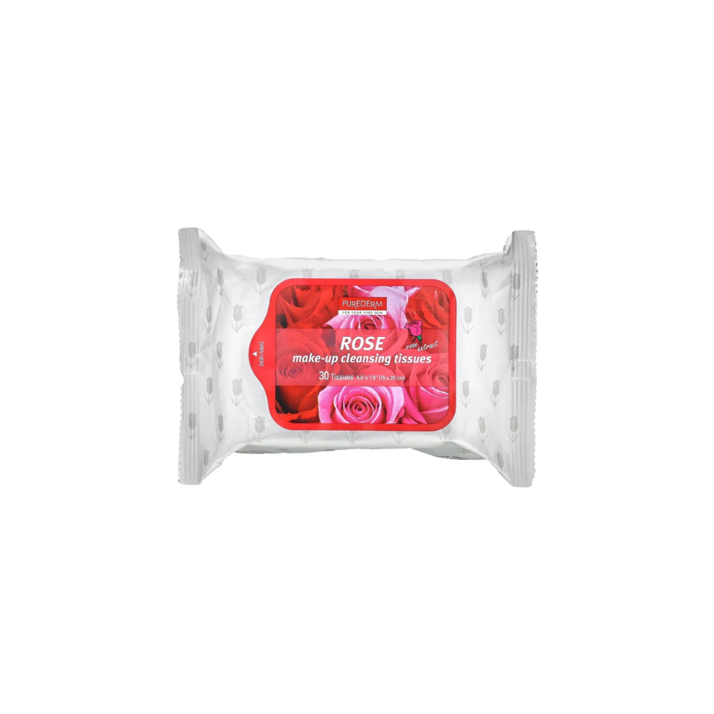 Purederm Rose Make Up 30 Wipes