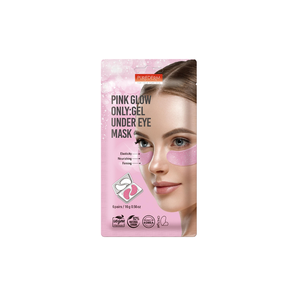 Purederm Under Eye Mask 6p Pink Glow
