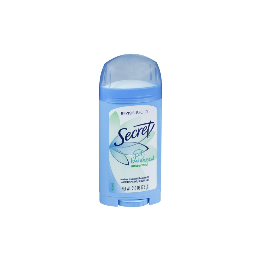 Secret PH Balanced Unscented Stick 73ml