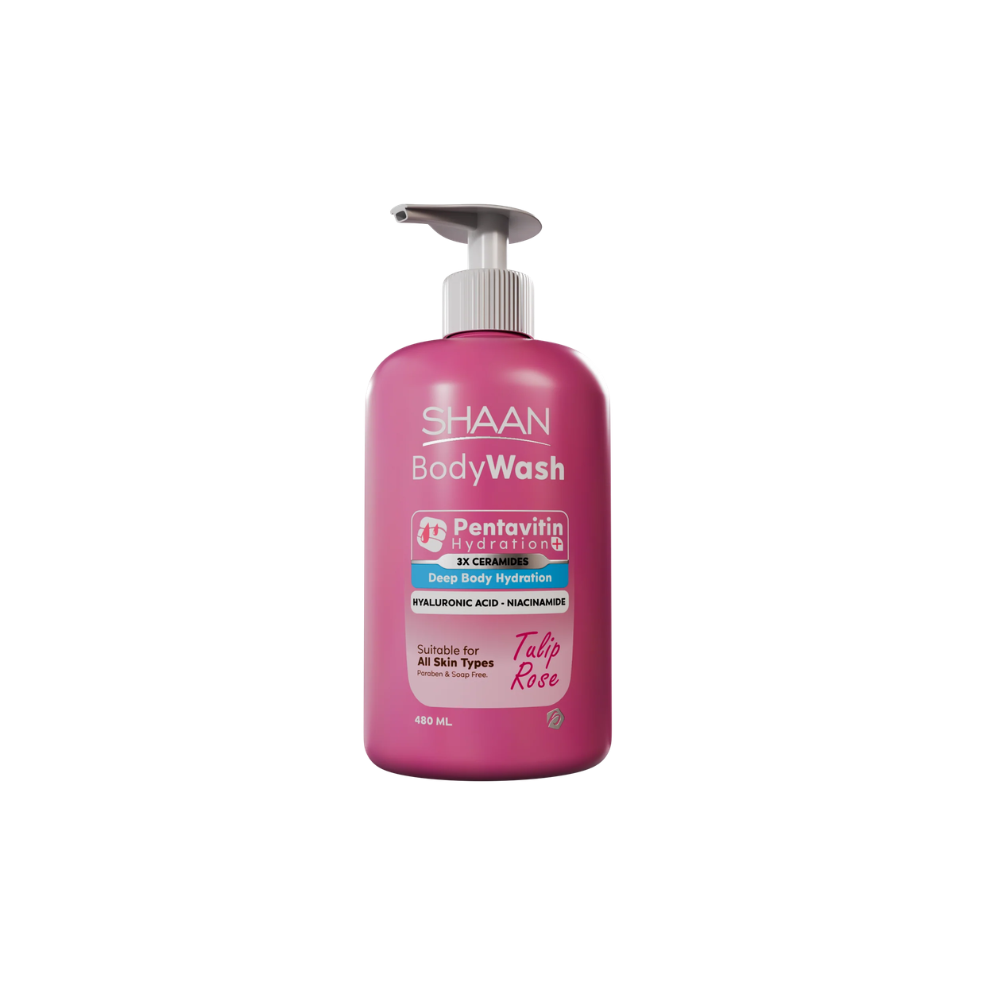 Shaan Body Wash 480ml Tulip Rose