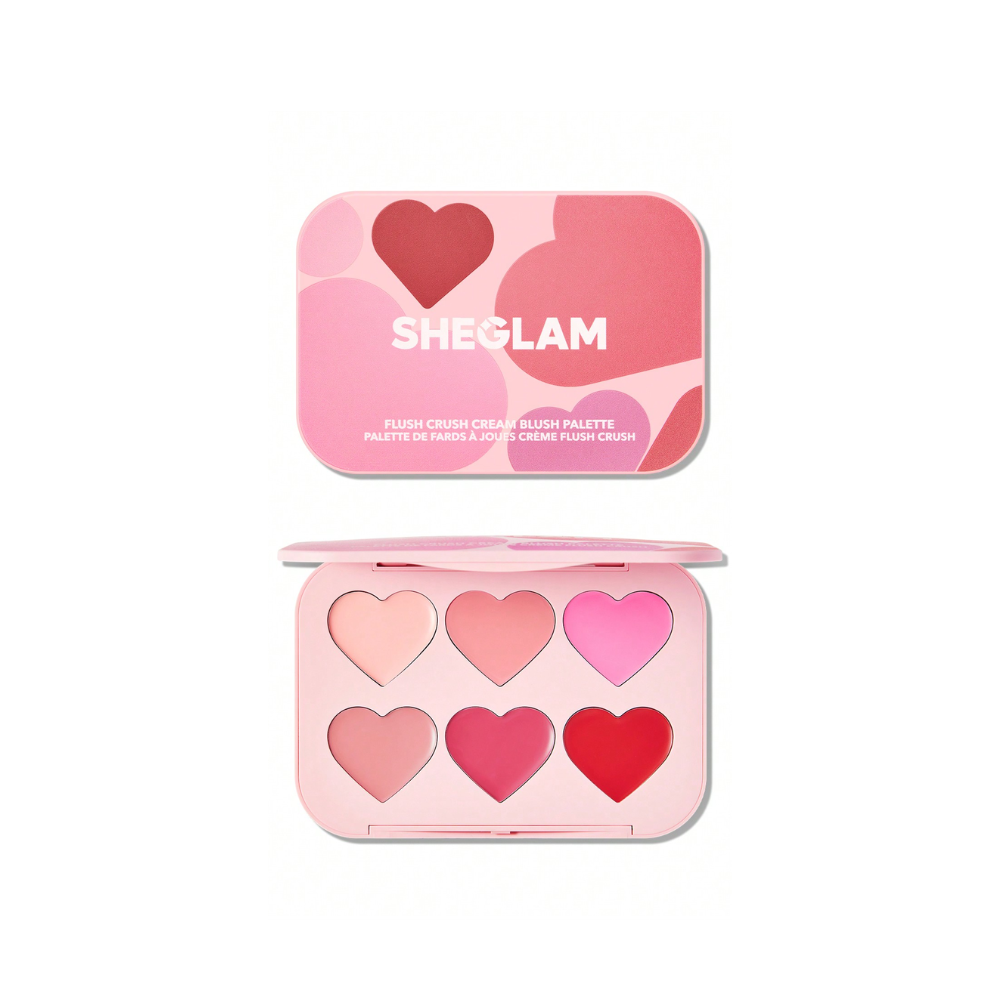 Sheglam Flush Crush Cream Blush Palette 12ml Blushing Bouquet