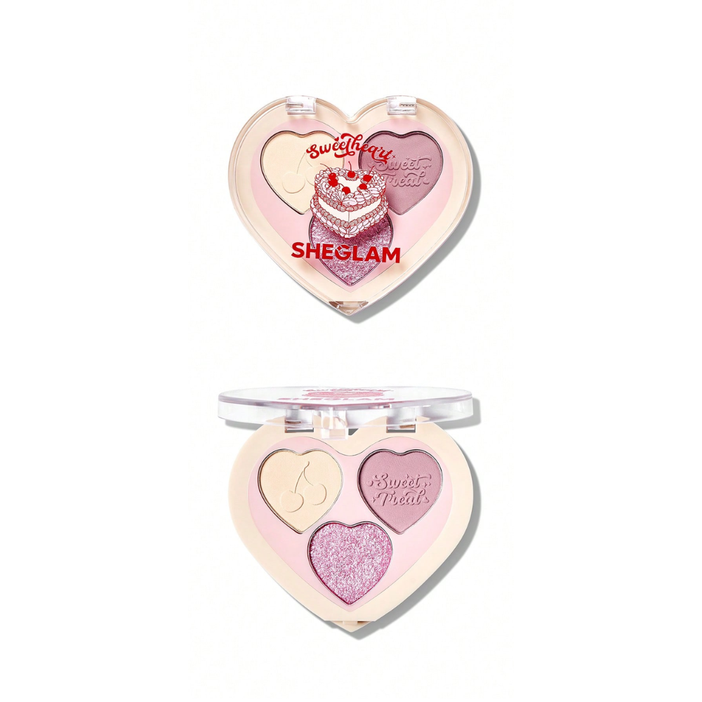 Sheglam Sweet Heart Berry Besties Color Trio 3ml Strawberry Meringue