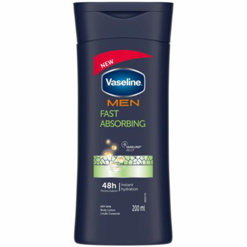 Vaseline Men Fast Absorbing Lotion 200ml
