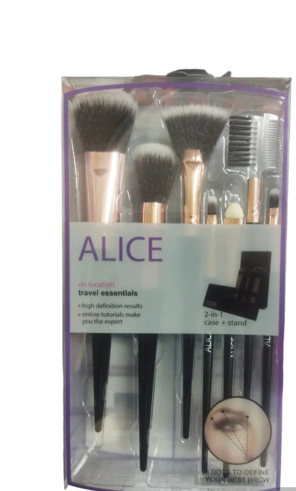 Alice Make Up Brushs Travel Set