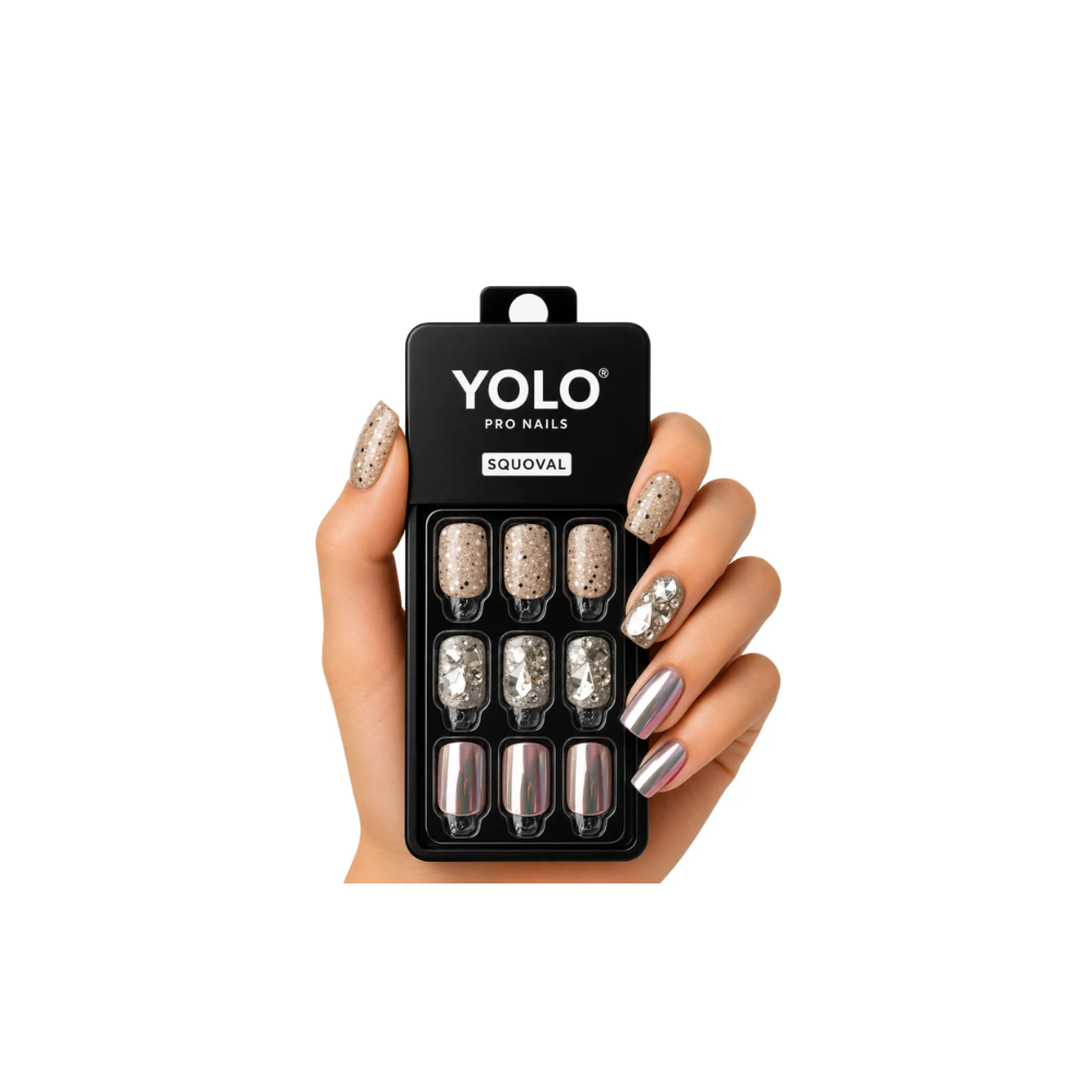 Yolo Pro Nail Squoval 30/12 Short SS-104
