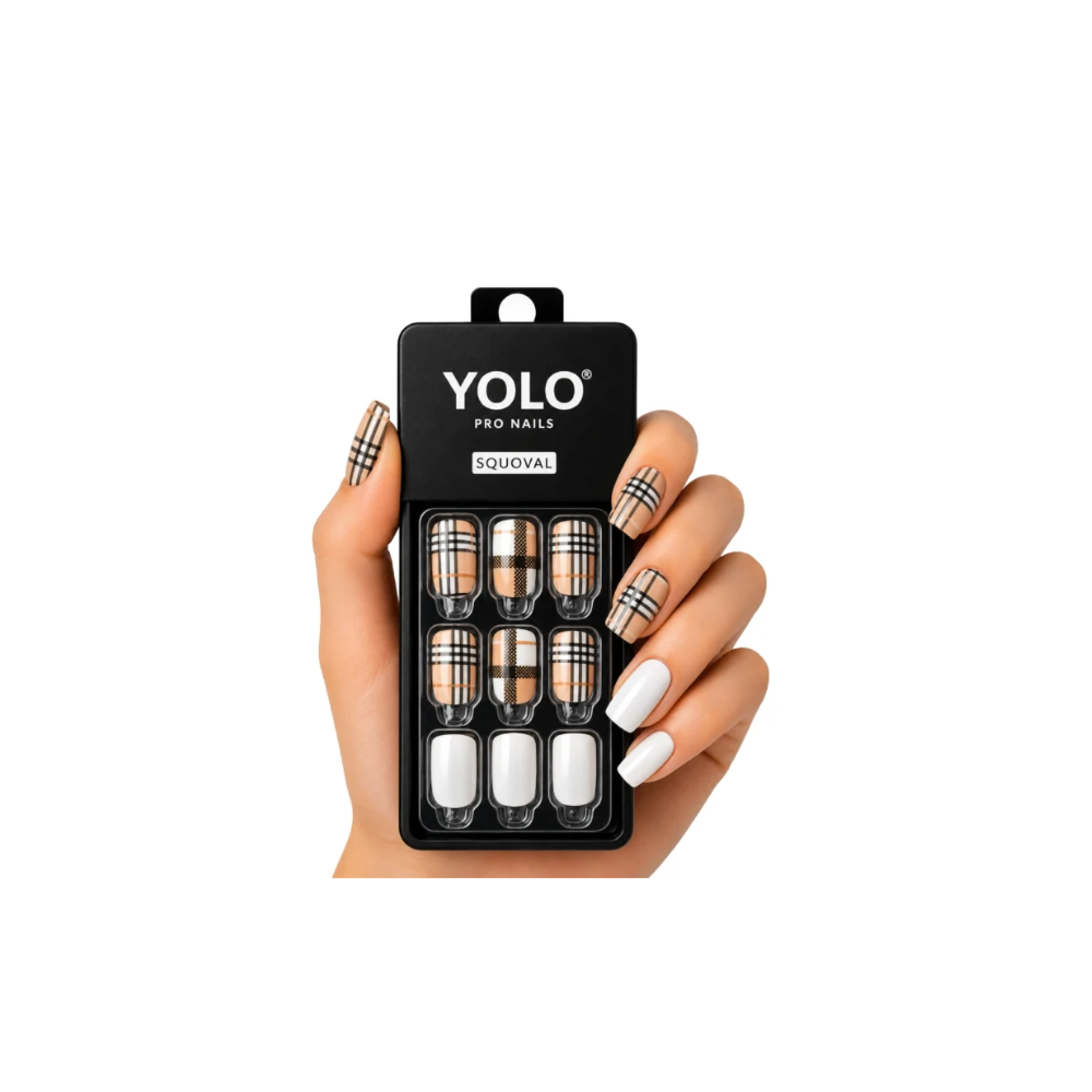 Yolo Pro Nail Squoval 30/12 Short SS-124