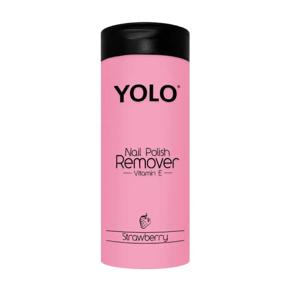 Yolo Vitamin E Strawberry Nail Polish Remover 135ml