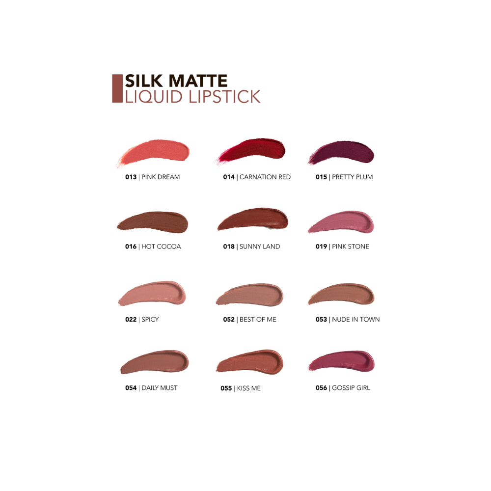Flormar Silk Matte Liquid Lipstick 018