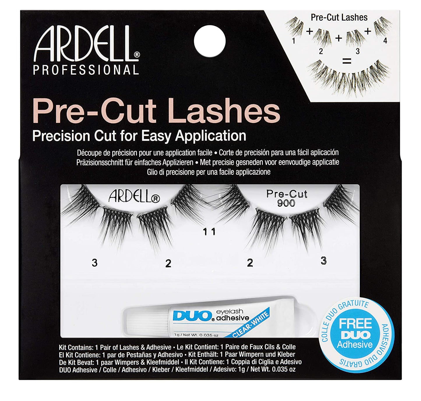 ARDELL PRE CUT LASHES 900