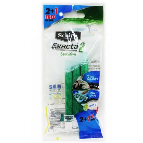 Schick Exacta 2 Men Sensitive 2+1 Free