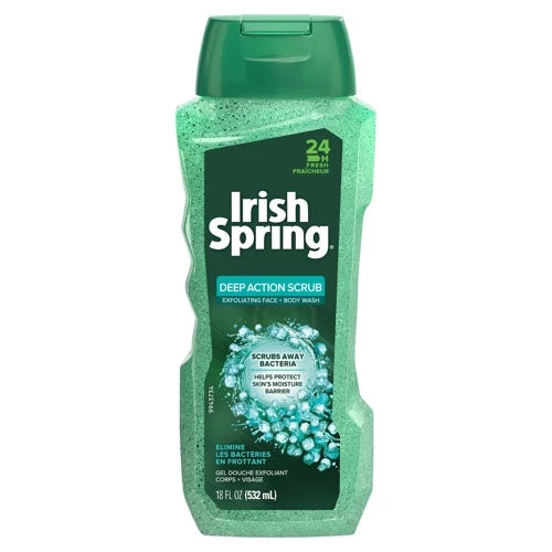 Irish Spring Deep Action Body Scrub 532ml