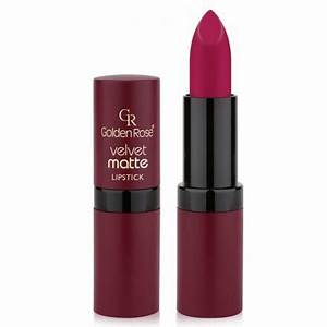 جولدن روز أحمر شفاه مخملي مطفي رقم 19