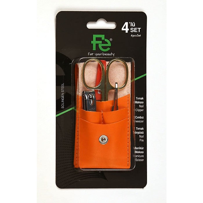 Fe Nail Clipper,Tweezer,Scissor,File FEPI022