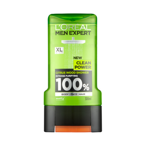 لوريال مين شاور باور كلين 300 مل