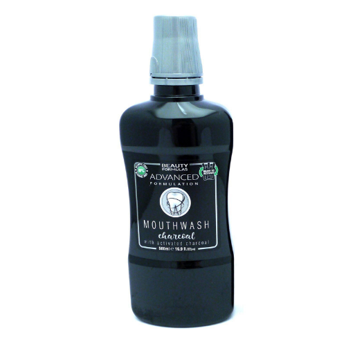 Beauty Formulas Charcoal Mouth Wash 500ml