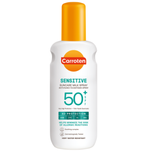 Carroten Sensitive 50+spf Milk Spray 200ml