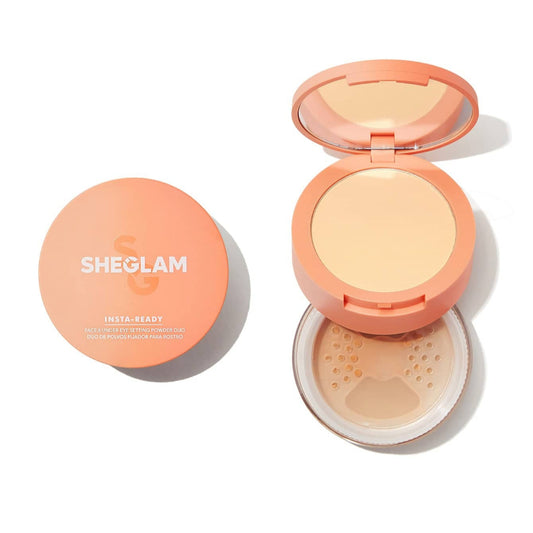 Sheglam Insta Ready Face&Under Eye Setting Powder Duo 7ml Smooth Sand