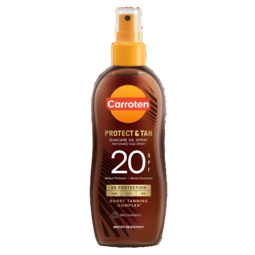 Carroten Protect&Tan Tanning SPF20 Oil Spray 150ml