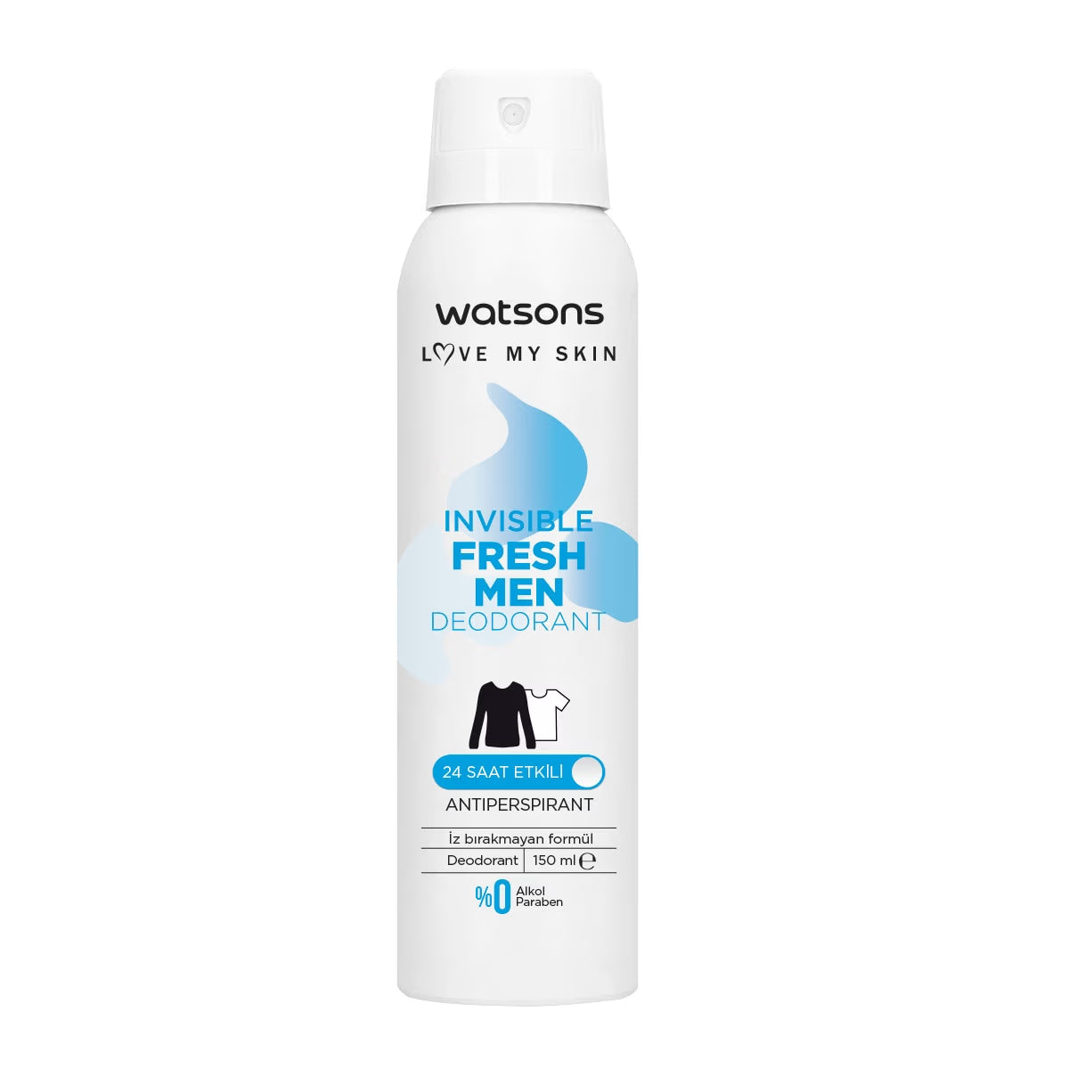 Watsons Men Invisible Fresh Spray 150ml