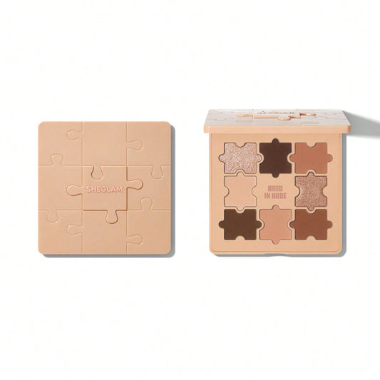Sheglam Jazy Jigsaw Eyeshadow Palette 8ml Hued In Nude