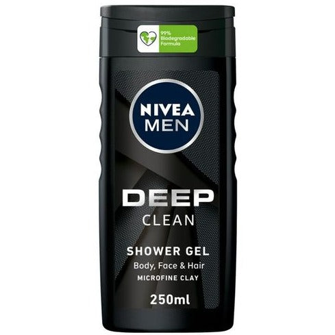 Nivea Men Deep Clean Shower 250ml