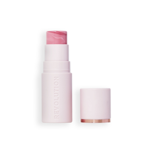 Revolution Silk Blush Blusher Stick Pinched Light Pink
