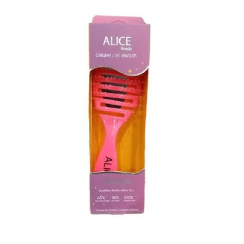 Alice Original Detangler Kids Red Pink Brush