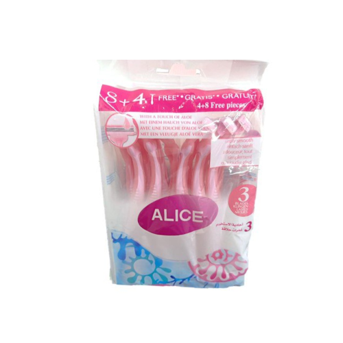 Alice Touch Of Aloe 3 Blades 12p AS05