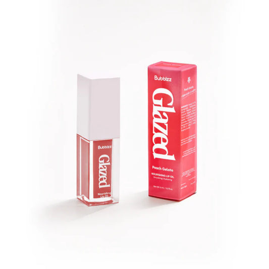 Bubblzz Glazed Nourishing Lip Oil 6ml Peach Gelato