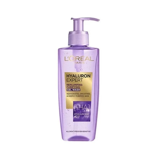 Loreal Hyaluron Replumping Gel Wash 200ml