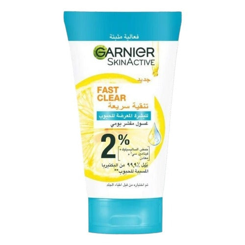 Garnier Fast Clear Scrub Wash 150ml